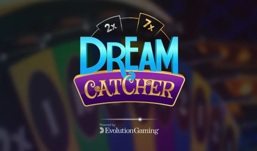 Dream Catcher online game logo by Evolution on fivebetit.org