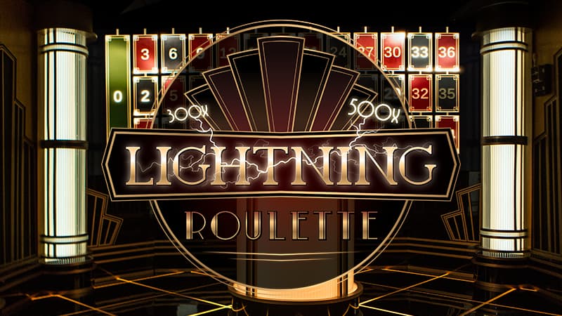 Lightning Roulette slot visual from Evolution available on fivebetit.org