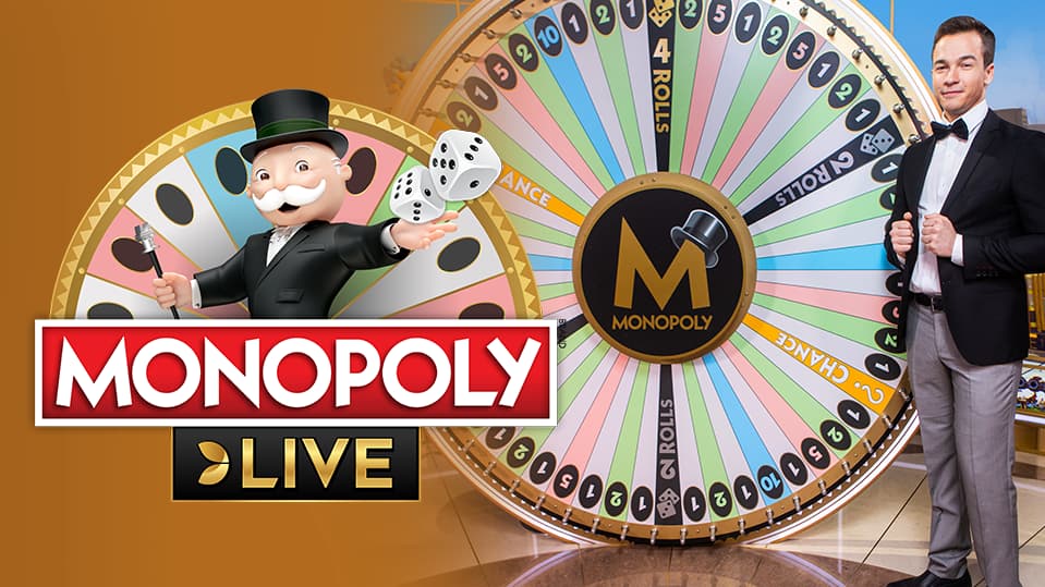 Monopoly Live game by Evolution – logo hosted on Fivebet