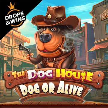 The Dog House - Dog or Alive slot logo by Pragmatic Play at Fivebet