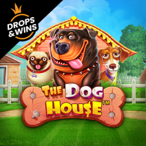 The Dog House slot logo by Pragmatic Play at Fivebet